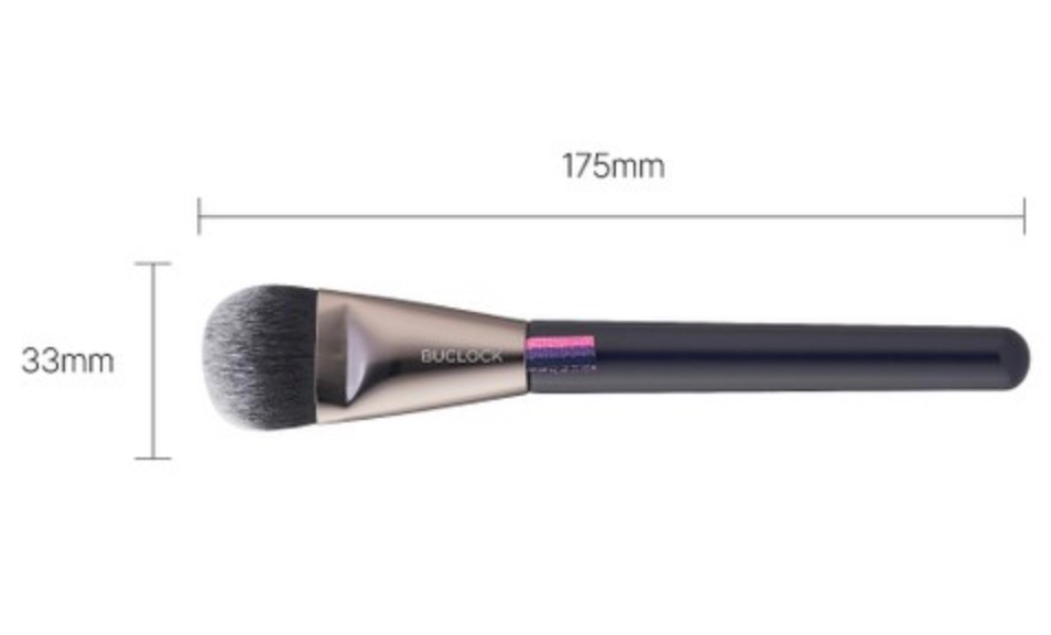 H2002 Flat Foundation Brush, 1ea, 1pack - Image 2