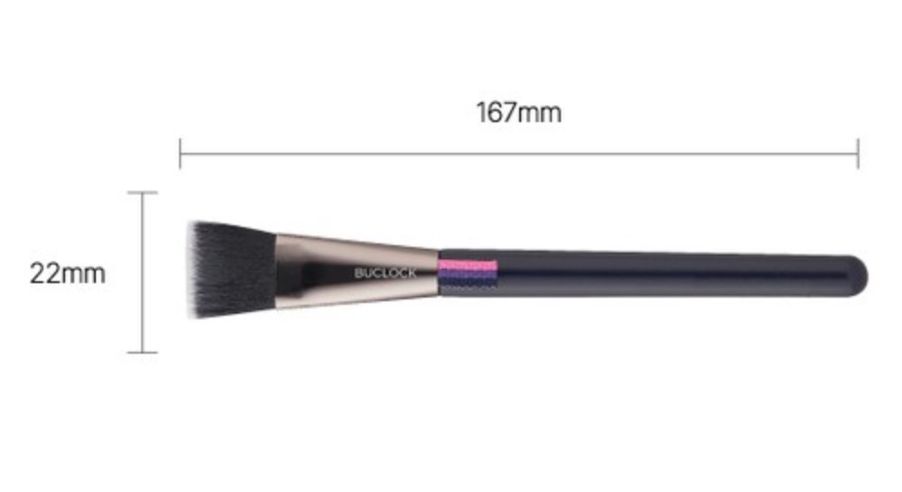 H1402 Square Foundation Brush, 1ea, 1pack - Image 2