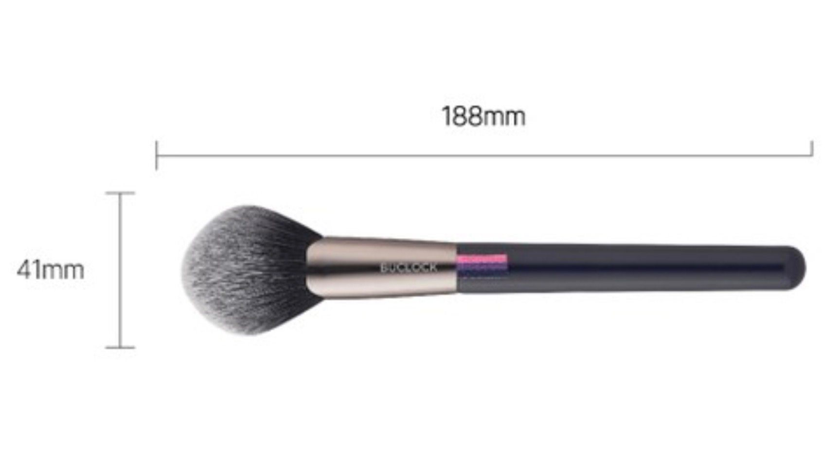 H1801 Fan Powder Brush, 1ea, 1pack - Image 2