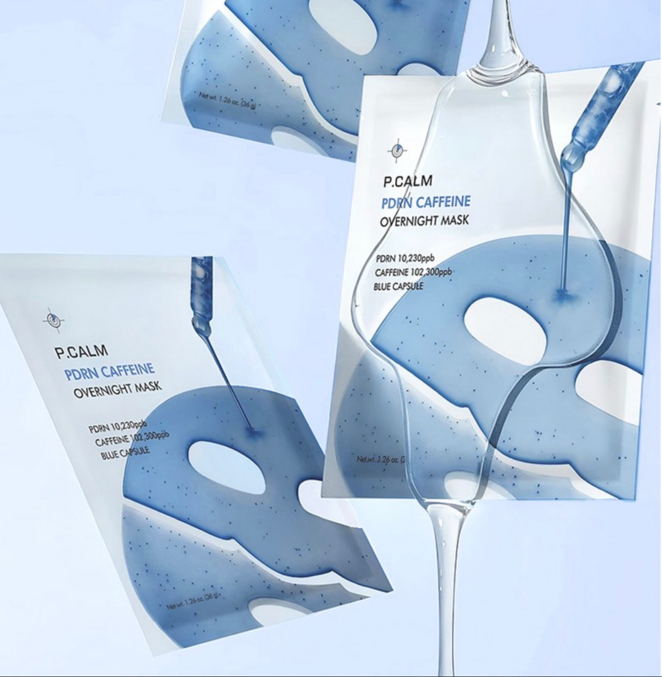 PDRN Caffeine Overnight Mask, 4ea, 1pack - Image 3