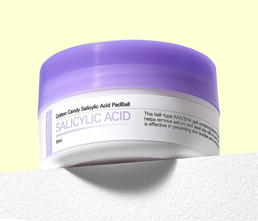Cotton Candy Salicylic Acid Pad Ball, 50ml, 1pack - Image 2