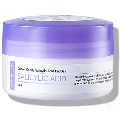 Cotton Candy Salicylic Acid Pad Ball, 50ml, 1pack - Image 2