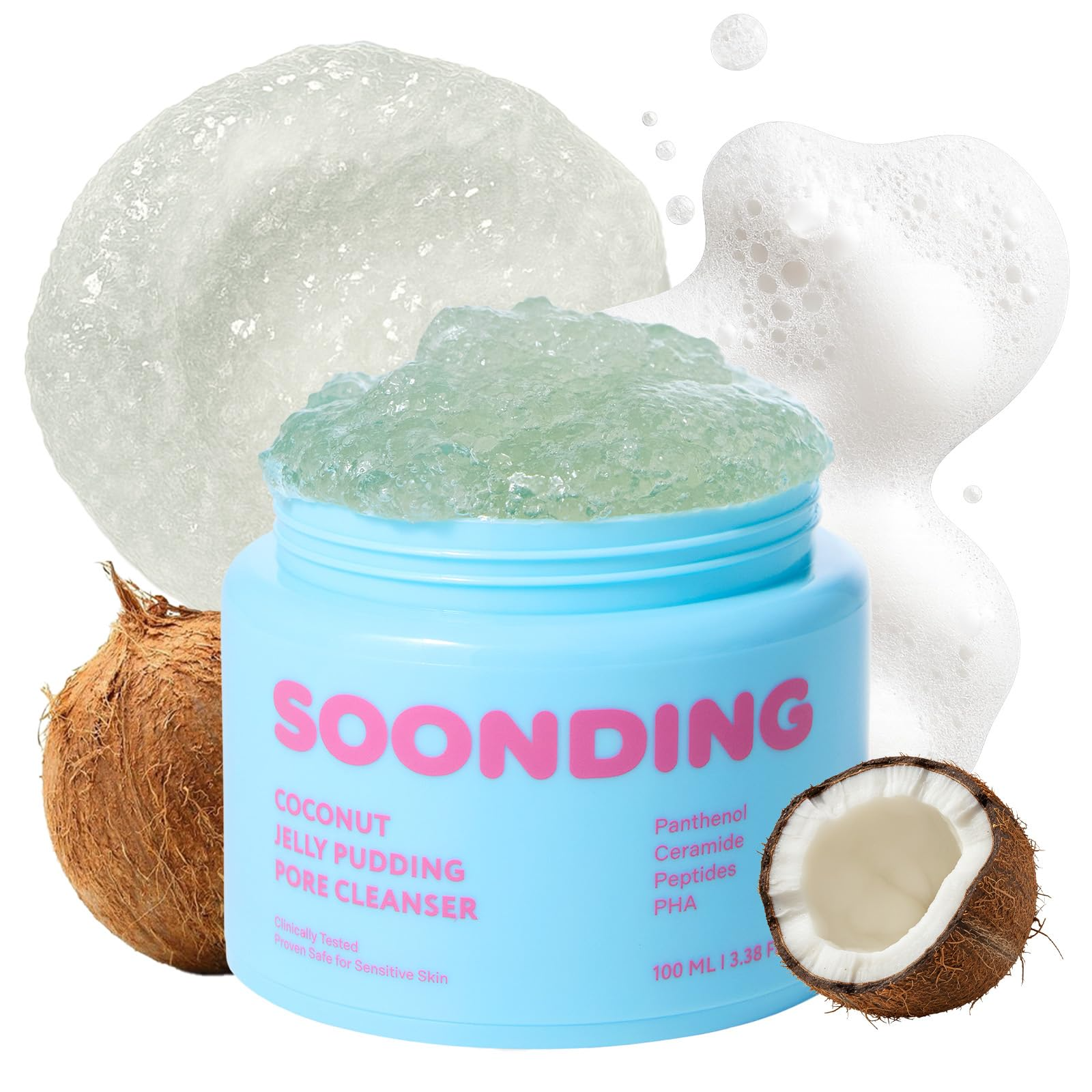 Coconut Jelly Pudding Pore Cleanser, 100ml, 1pack - Image 2