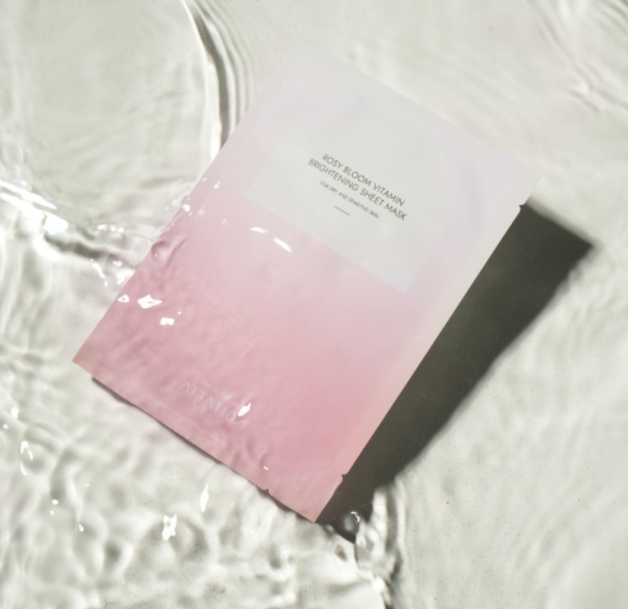 Rosy Bloom Vitamin Brightening Sheet Mask, 5ea, 1pack - Image 2