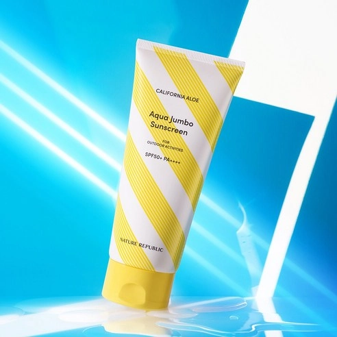 California Aloe Aqua Jumbo Sun Lotion [SPF50+/PA++++] - Image 5