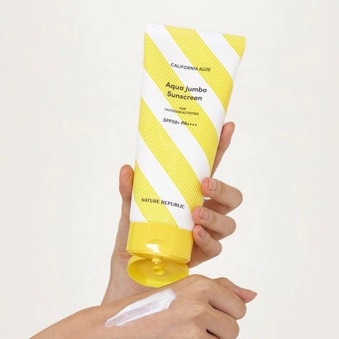 California Aloe Aqua Jumbo Sun Lotion [SPF50+/PA++++] - Image 8