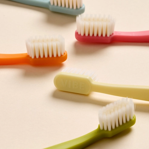 Prime Vibe Deep Clean Dual Ultra-Fine Elastic Bristle Toothbrush, 20ea, 1pack - Image 4