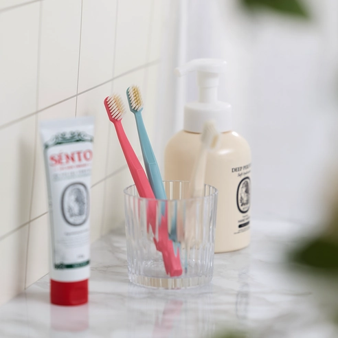 Prime Vibe Deep Clean Dual Ultra-Fine Elastic Bristle Toothbrush, 20ea, 1pack - Image 5