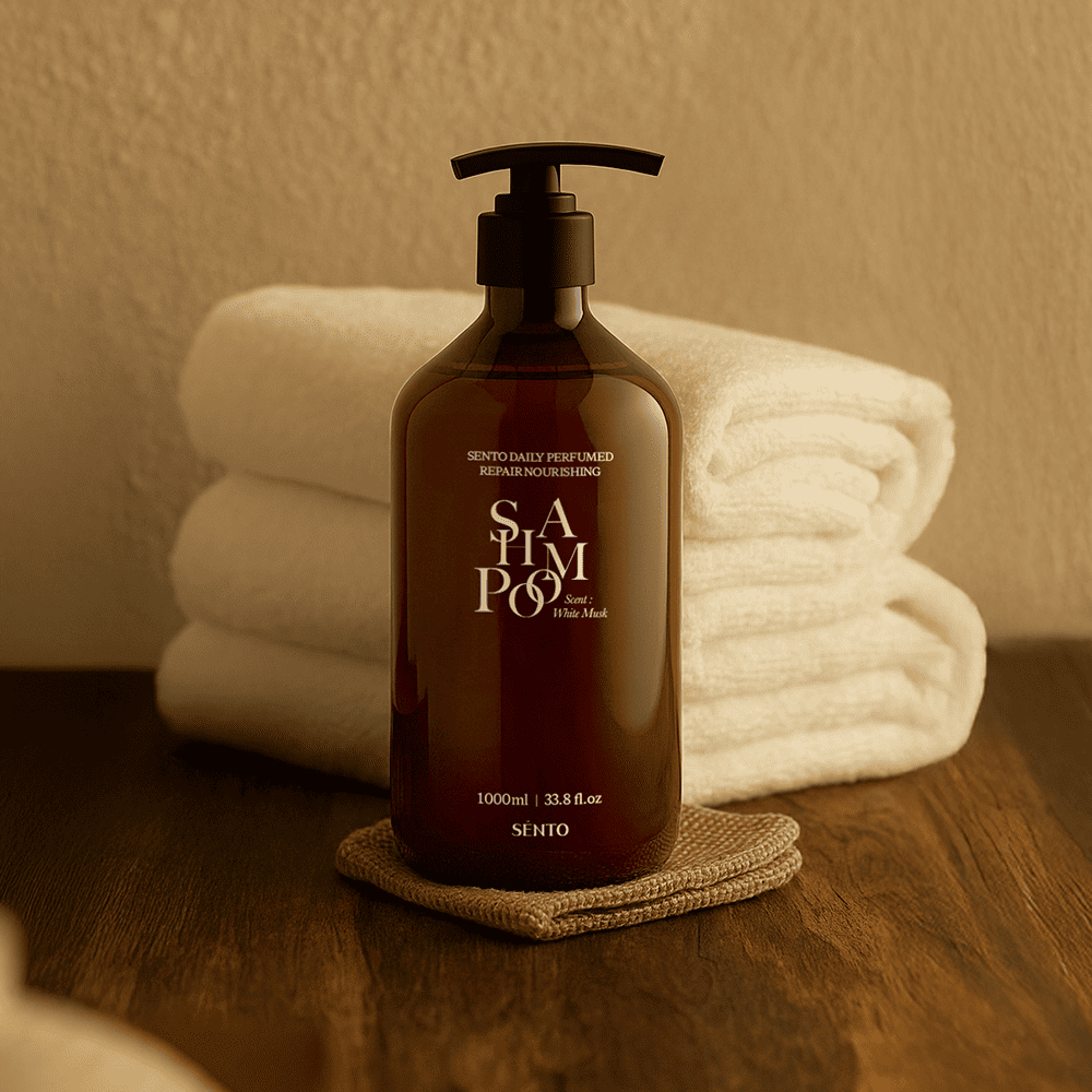 Daily Perfumed Repair Nourishing Shampoo [White Musk], 1000ml+1000ml - Image 2