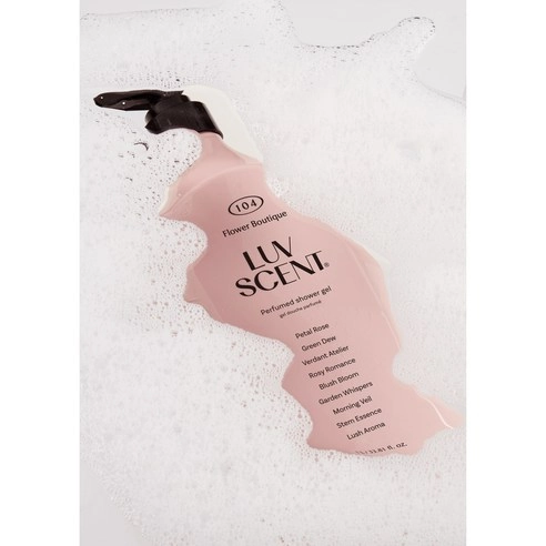 Glow Perfume Body Wash [Flower Boutique Petal Rose Scent], 1L, 1pack - Image 5