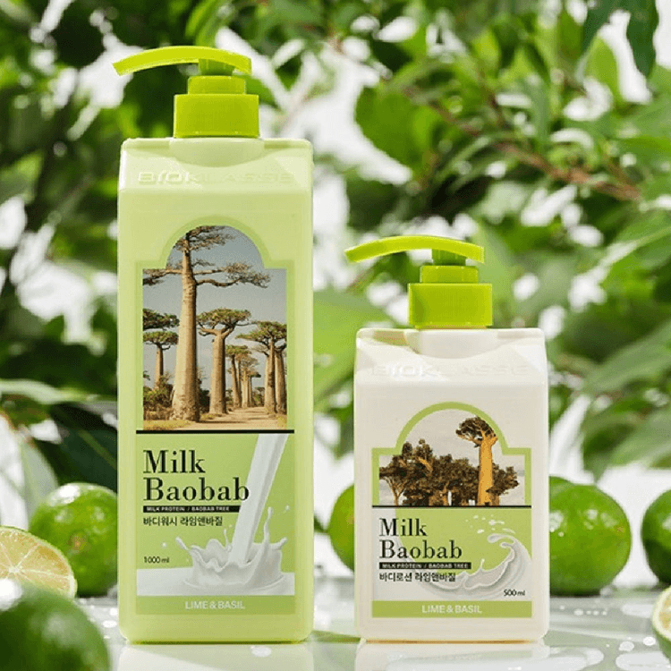 Original Body Wash [Lime & Basil], 1L, 1pack - Image 2
