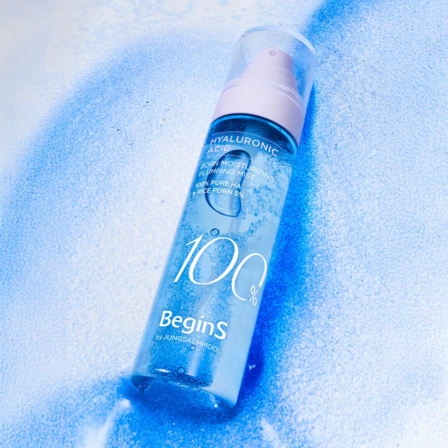 Blue Hydrangea Hyaluronic Acid 100 PDRN Moisturizing Plumping Mist, 100ml, 1pack - Image 2