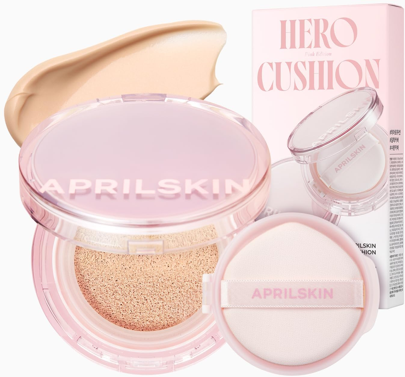 Hero Cushion 2.0 [SPF50+/PA++++], 12g+12g(Refill), 21 Light Beige, 1pack - Image 3