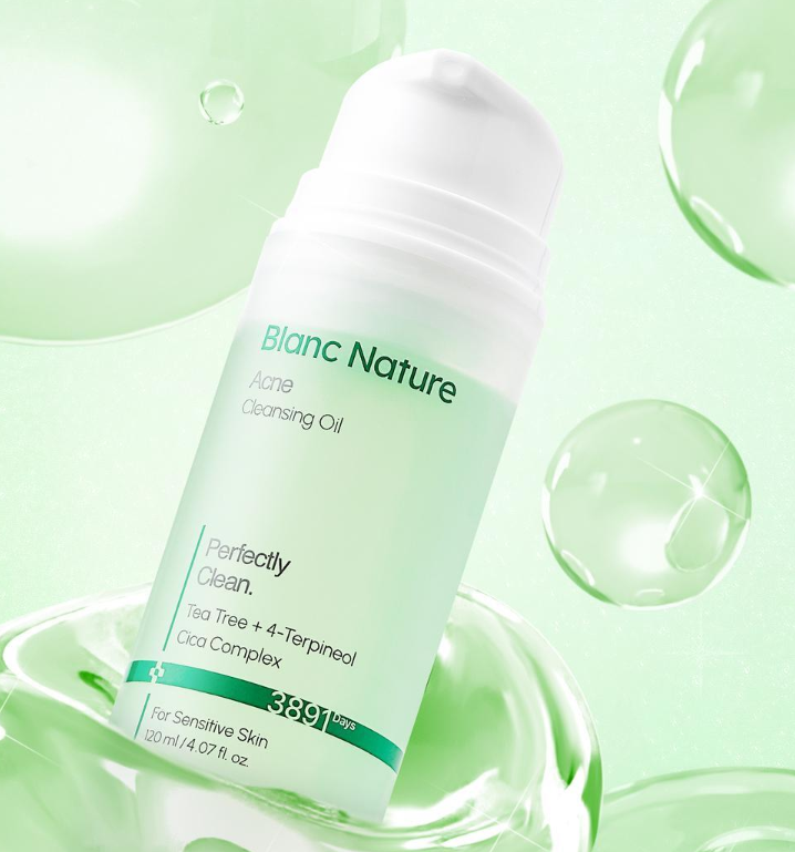 Blanc Nature Acne Cleansing Oil, 120ml, 1pack - Image 2