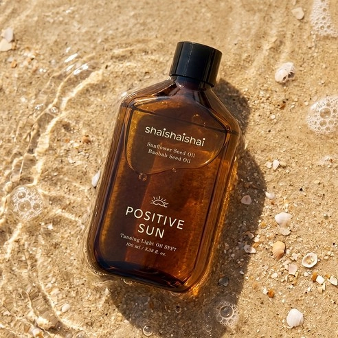 Positive Sun Tanning Light Oil [SPF7], 100ml, 1pack - Image 2