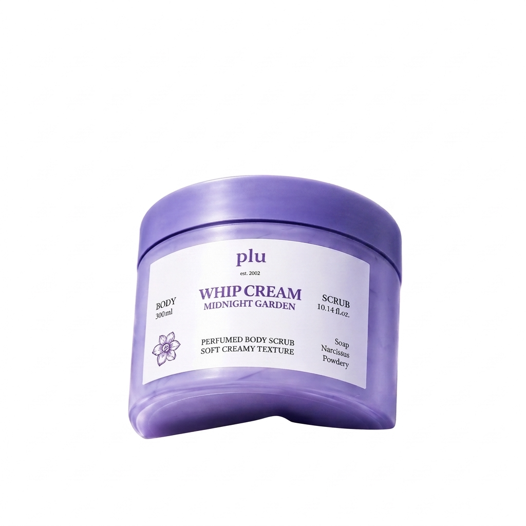 Perfumed Whip Cream Body Scrub [Midnight Garden], 300ml, 1pack - Image 3