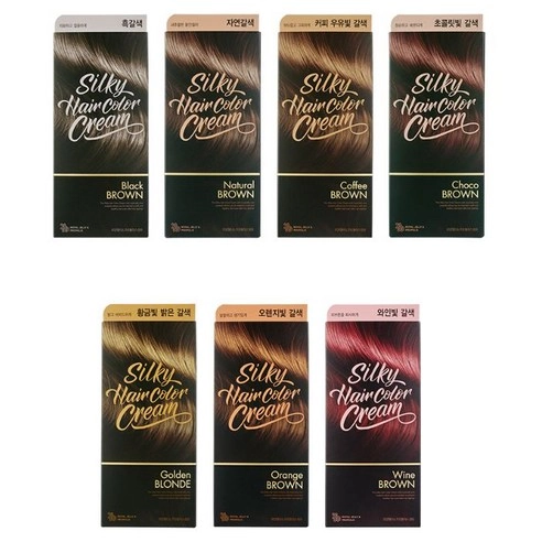 Stylist Silky Hair Color Cream, 130g, Natural Brown, 1pack - Image 2