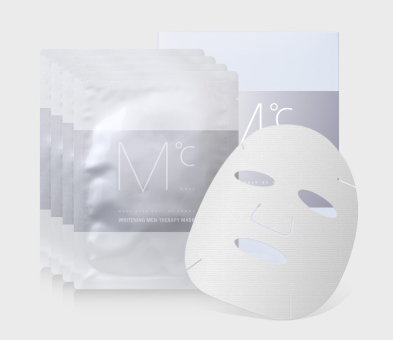 Whitening Men-Therapy Mask, 4ea, 1pack - Image 3