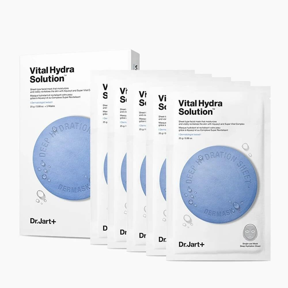 Waterjet Vital Hydra Solution Mask, 25g*5ea, 1pack - Image 4
