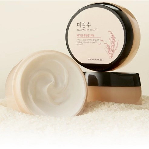 rice water Bright Facial Cleansing Cream, 200ml, 1pack - Image 3