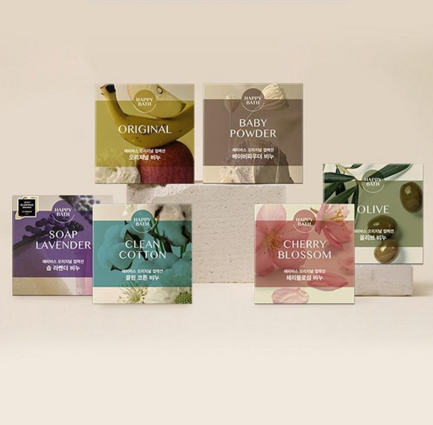 Original Collection Cherry Blossom Soap, 90g, 4ea - Image 2