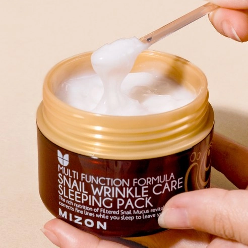 Snail Wrinkle Care Sleeping Pack, 80ml, 1pack - Image 2