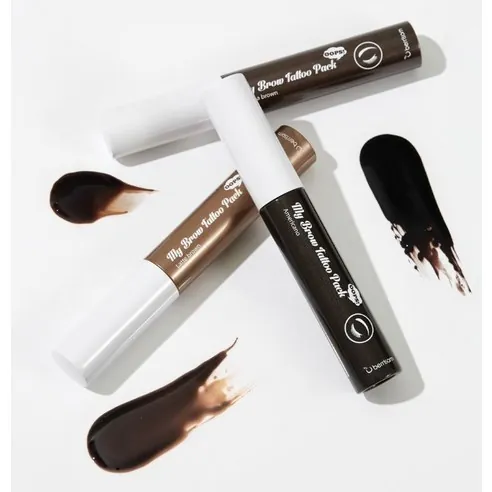 Oops My Brow Tattoo Pack, 10g, Mocha Brown, 1pack - Image 4