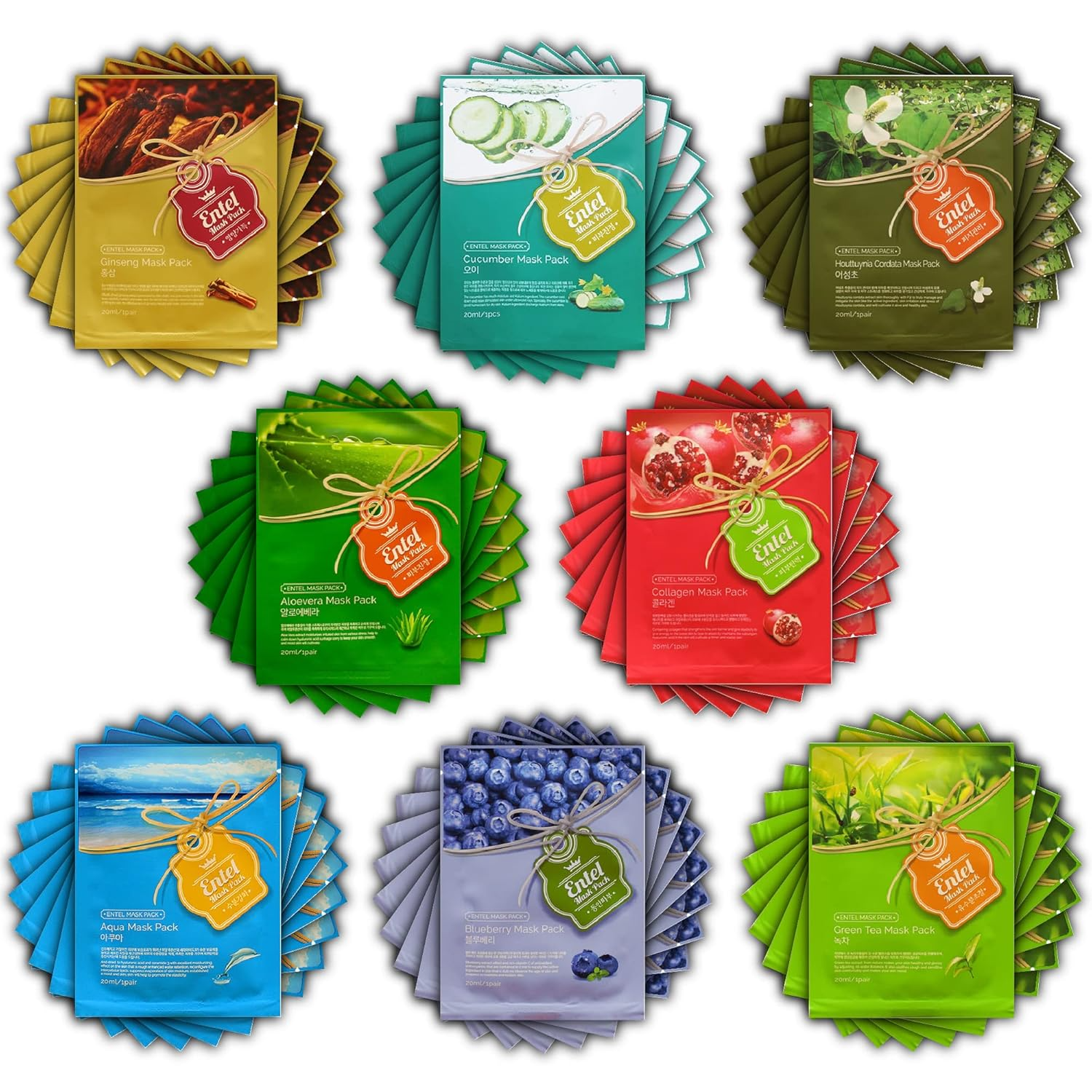 Blueberry Sheet Mask, 100ea - Image 2
