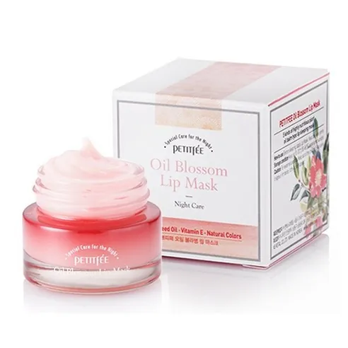 Oil Blossom Camellia Seed Oil Lip Mask, 15g, 1pack - Image 2
