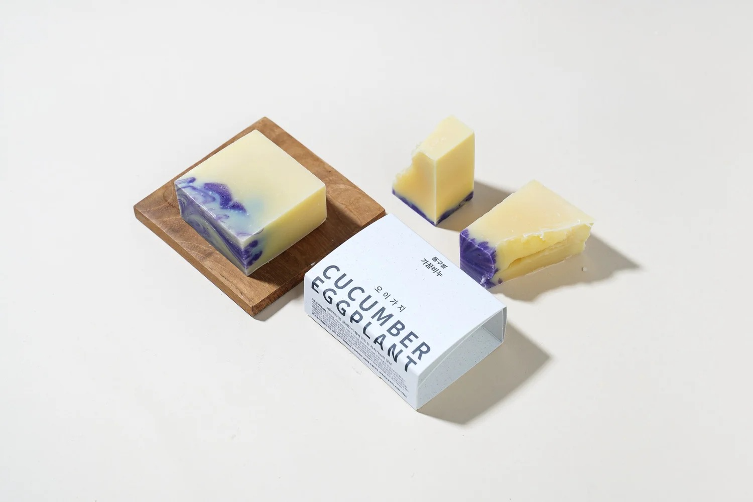 GAKKUM Soap Cucumber & Eggplant, 120g, 1pack - Image 2