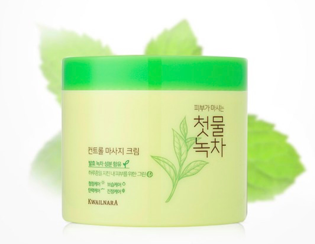 First Water Green Tea Control Massage Cream, 300g, 1pack - Image 2