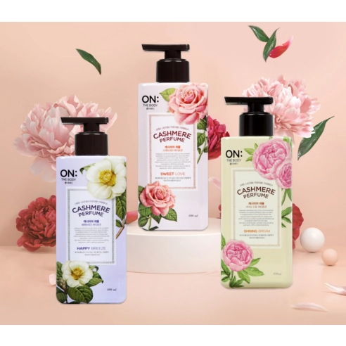 Cashmere Perfume Body Lotion [Happy Breeze], 400ml, 1pack - Image 3