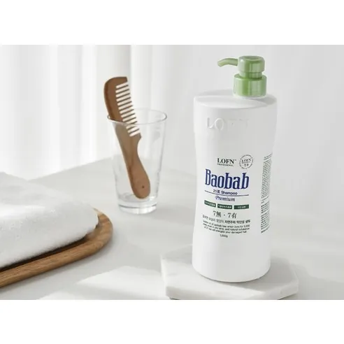 Baobab Premium Mild Acidic Shampoo [for Dry/Normal Scalp], 1,000ml, 1pack - Image 2