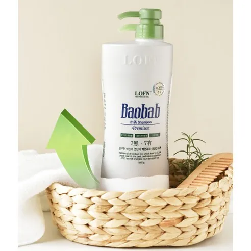 Baobab Premium Mild Acidic Shampoo [for Dry/Normal Scalp], 1,000ml, 1pack - Image 3