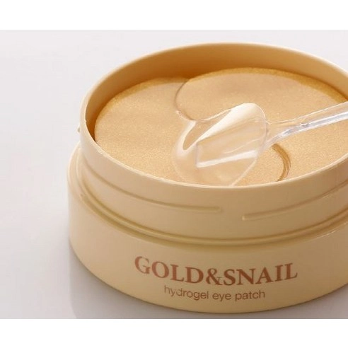 Gold and Snail Hydrogel Eye Patch - Image 4