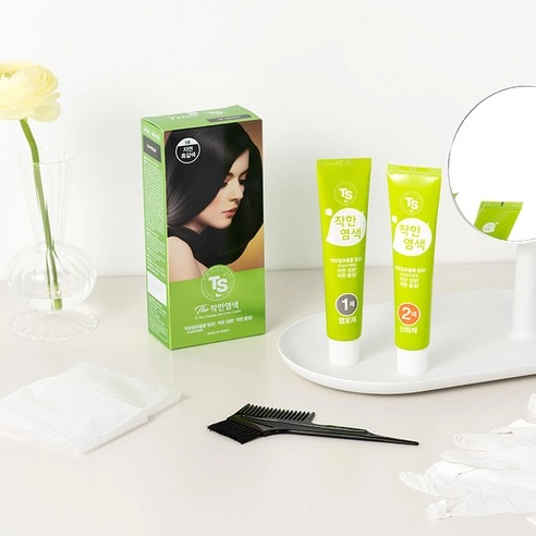 TS Gentle Hair Dye, 120g, 05 Natural Dark Brown, 1pack - Image 7