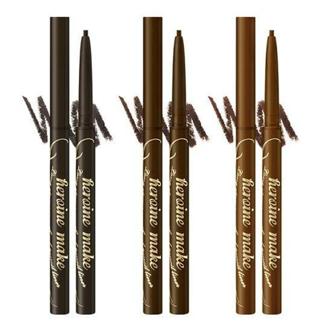 Heroine Make Long Stay Smooth Gel Pencil Liner, 0.1g, Natural Brown, 1pack - Image 2