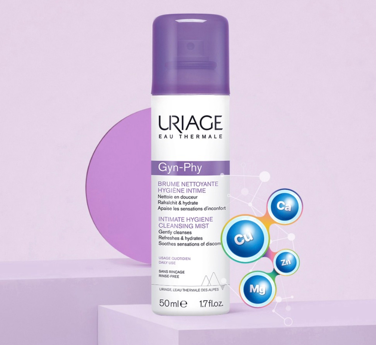 Gyn-Phy Intimate Hygiene Cleansing Mist, 50ml, 1pack - Image 2