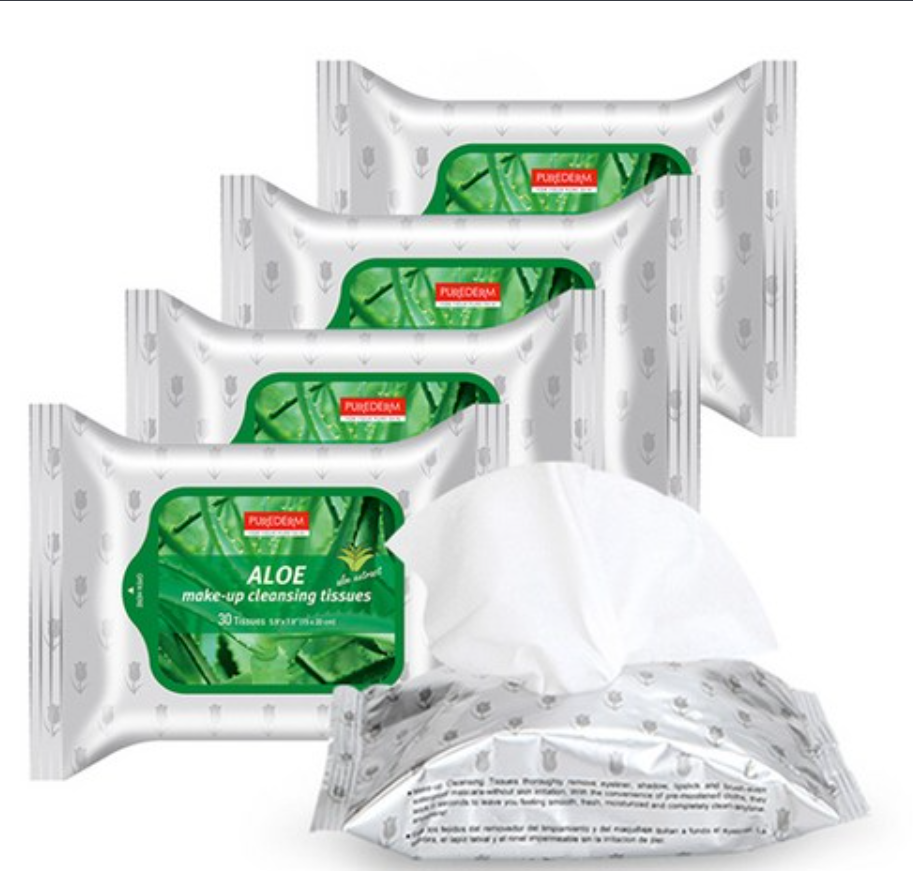 Aloe Make-Up Cleansing Tissue - Image 3