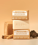 Sandalwood Jasmine Pure Castile Bar Soap, 140g, 1pack - Image 3