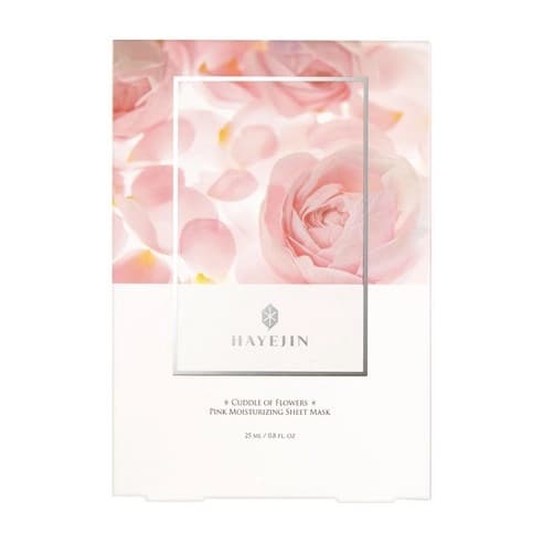 Cuddles of Flowers Pink Moisturizing Sheet Mask, 5ea, 1pack - Image 3