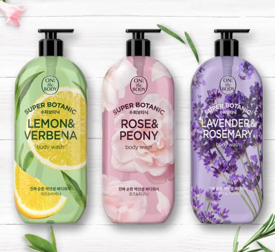 Superbotanic Rose & Peony Body Wash, 900g - Image 2