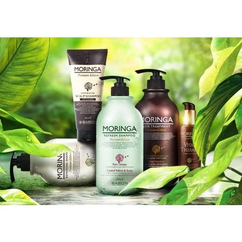 BARON Moringa Repairing Shampoo, 1,000g, 1pack - Image 4