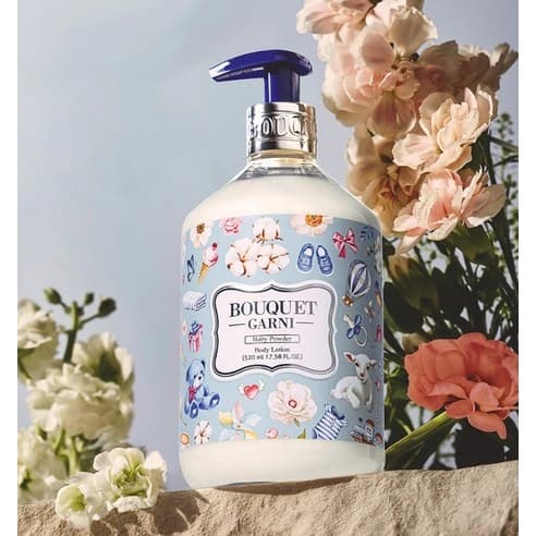 Body Lotion [Baby Powder], 520ml, 1pack - Image 3