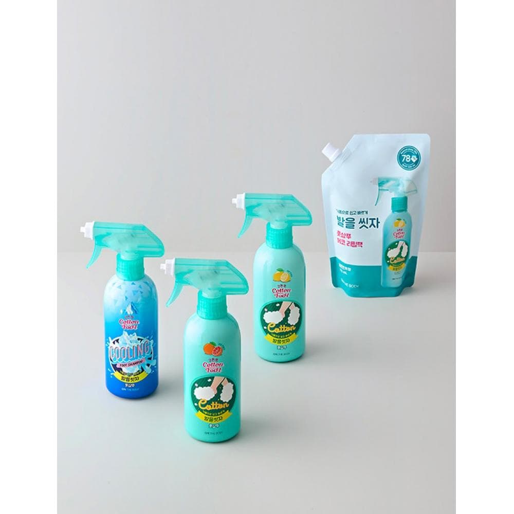 Cotton Foot Shampoo Cooling, 385ml, 1pack - Image 2