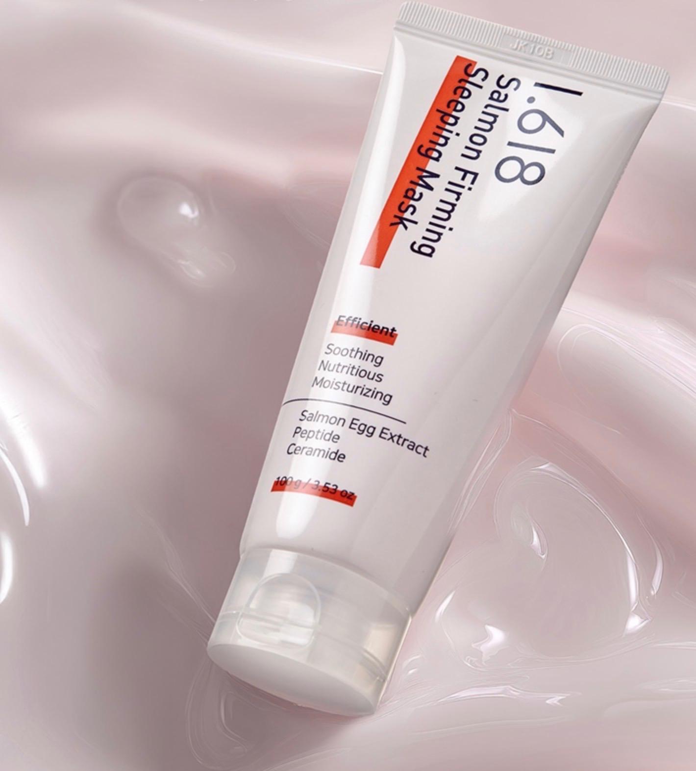 Salmon Firming Sleeping Mask, 100g - Image 3