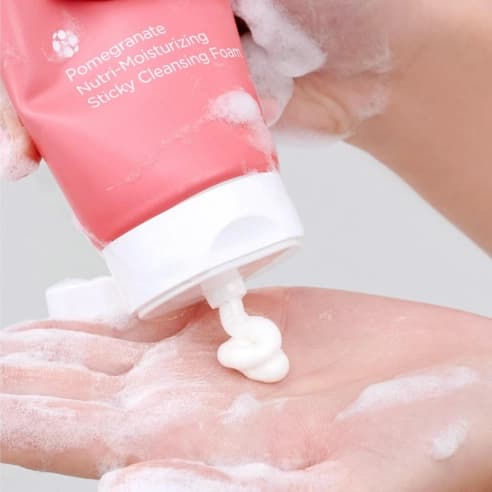 Pomegranate Nutri Moisturizing Sticky Cleansing Foam, 145g, 1pack - Image 5