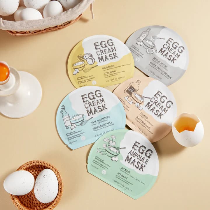 Egg Cream Hydration Mask, 2ea, 1pack - Image 2