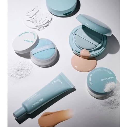 No Sebum Powder Cushion [SPF35/PA++], 14g, 17N Ivory, 1pack - Image 4