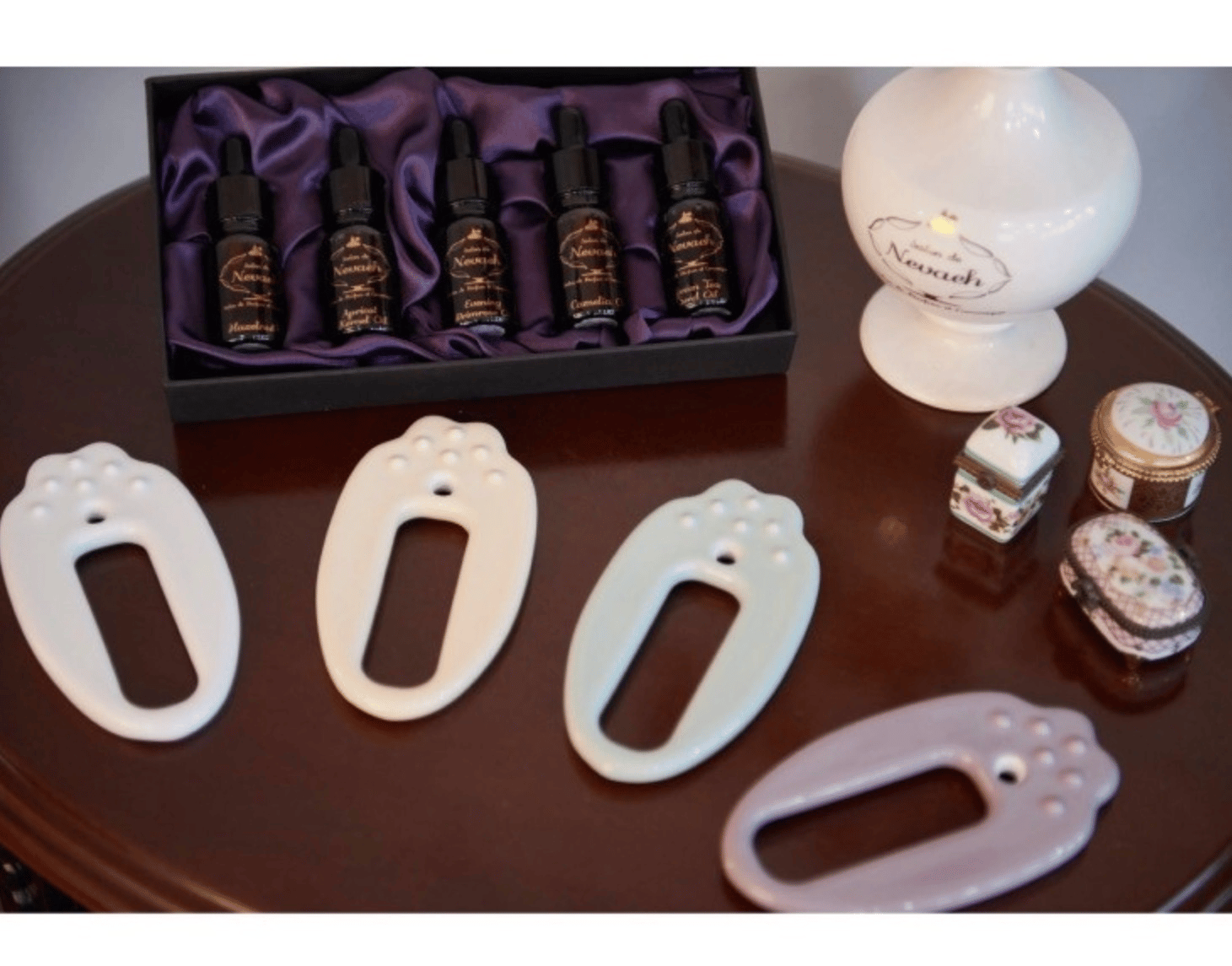 Ceramic Gua Sha, Purple, 1ea - Image 3